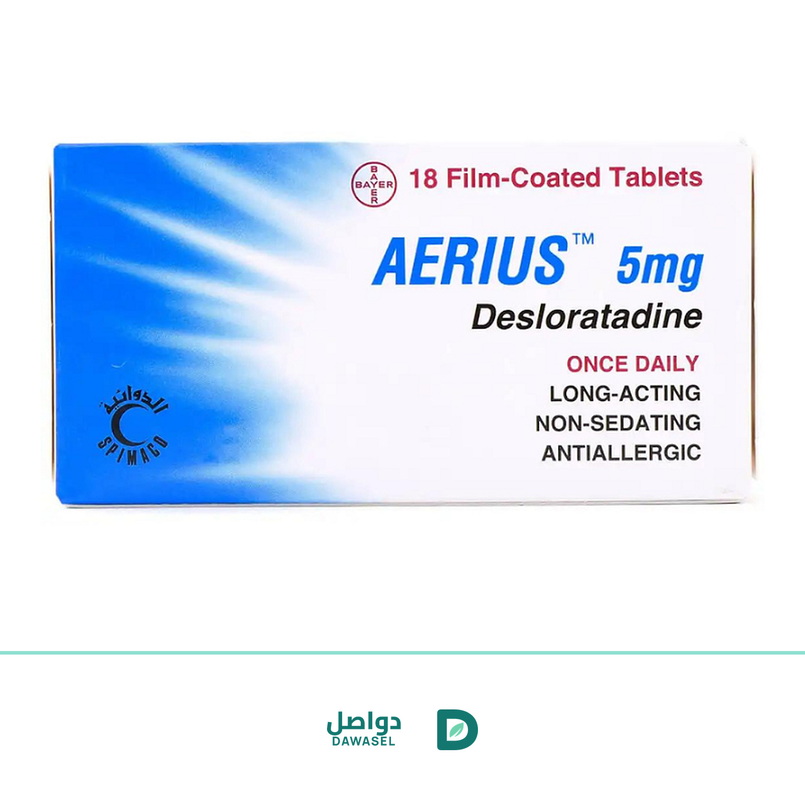 AERIUS 5 MG 18 TABS