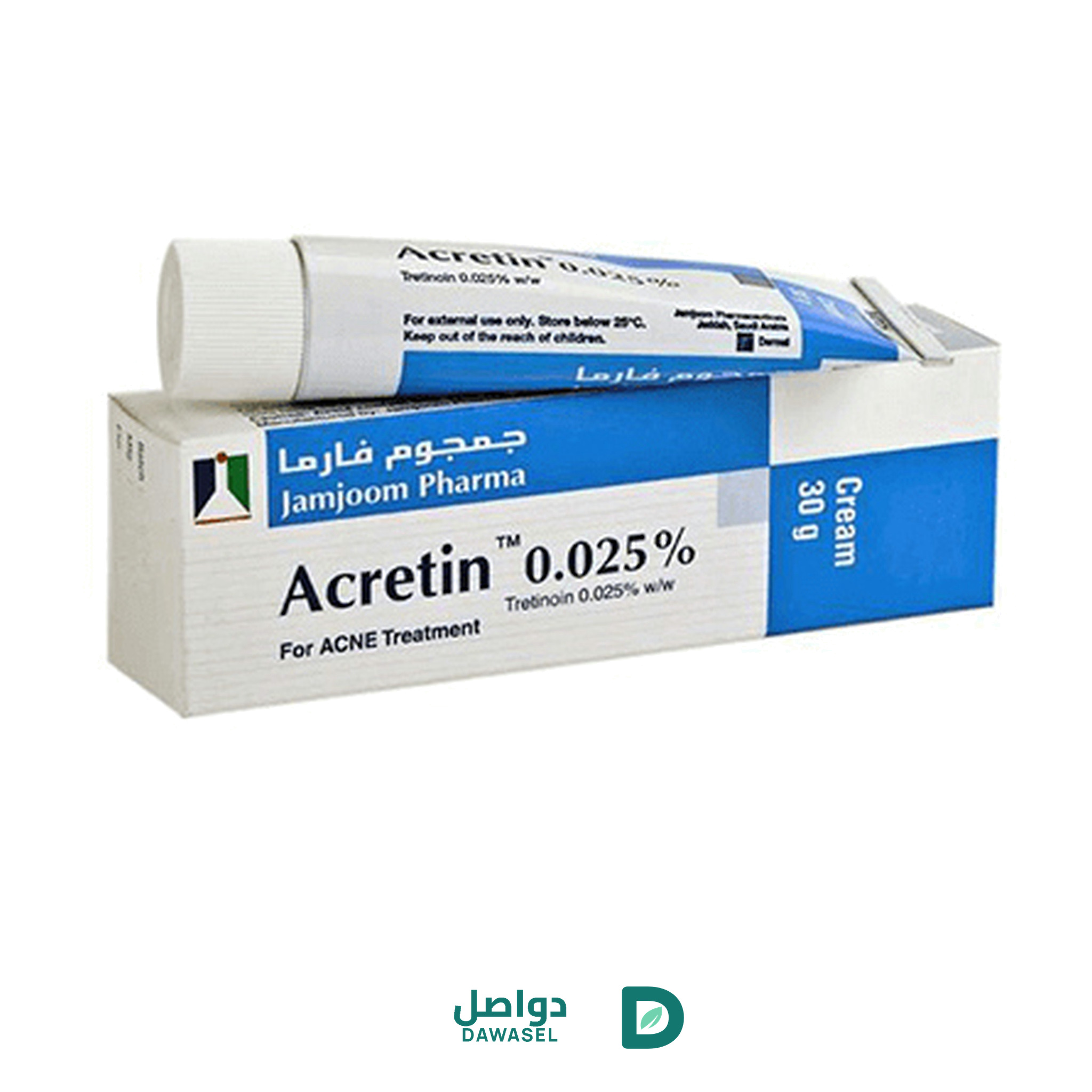 ACRETIN 0.025% CREAM 30G