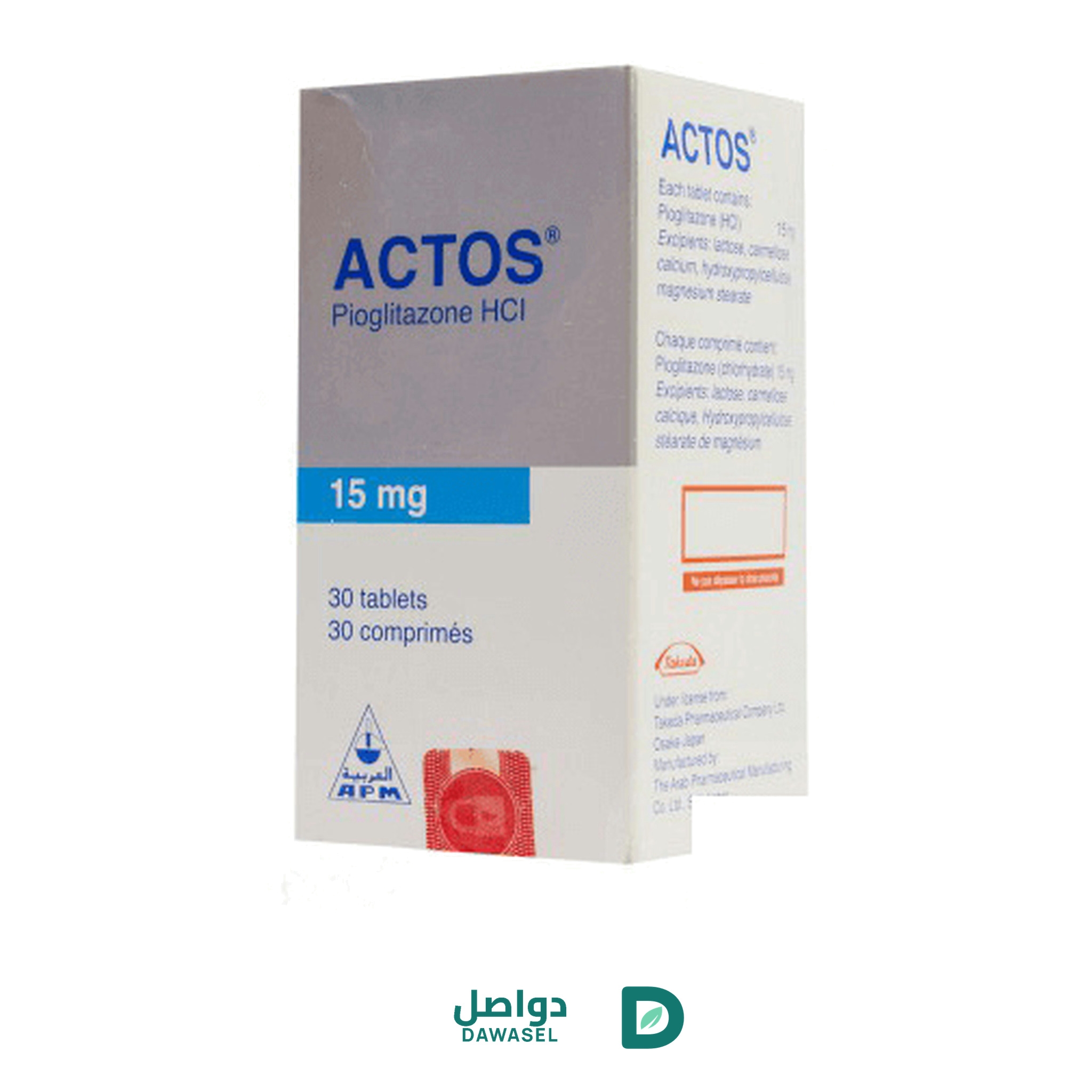 ACTOS 15MG 30TAB