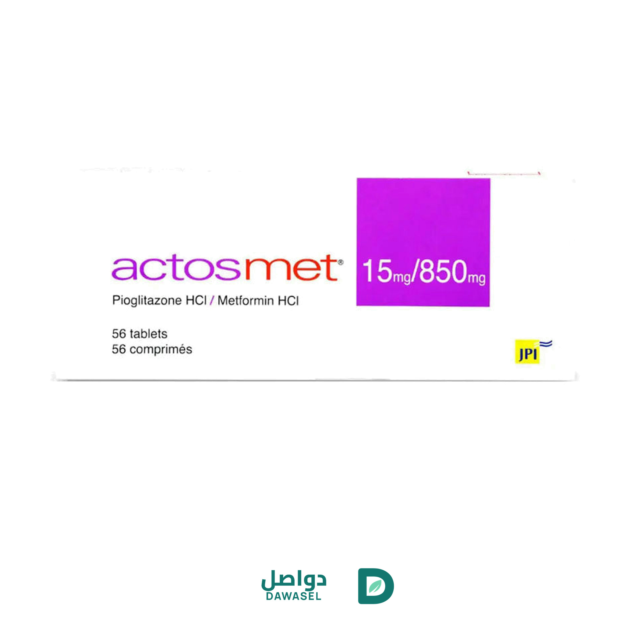 ACTOSMET 15MG/850MG 56TAB