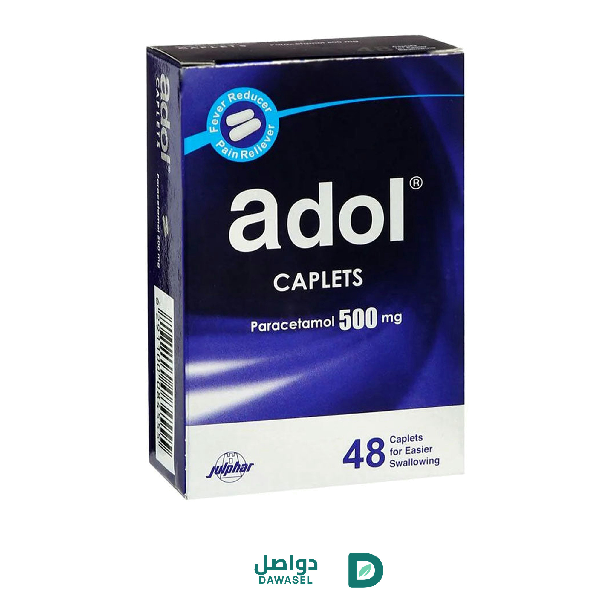 ADOL 500 MG 48 CAPLET