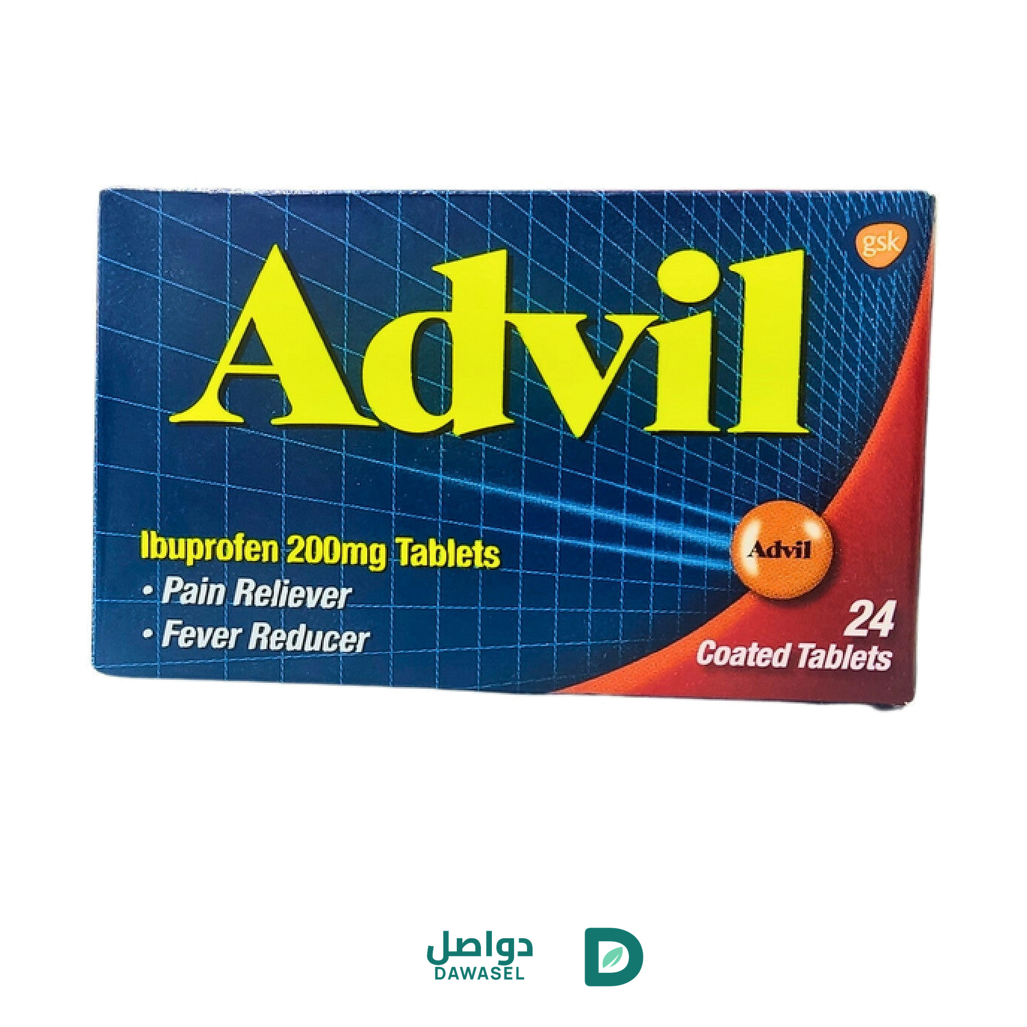 ADVIL 200MG 24 TABLET