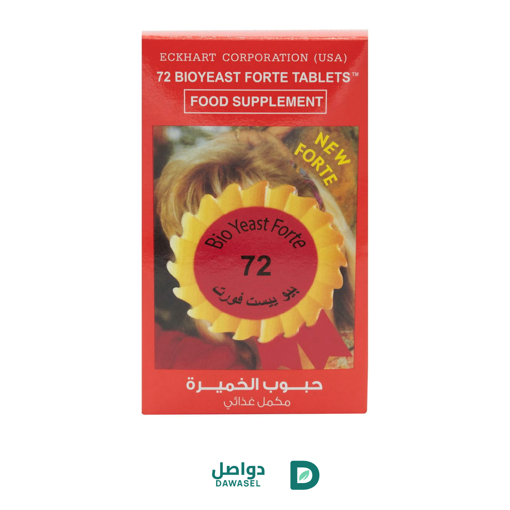 BIOYEAST FORTE RED 72 TABLETS